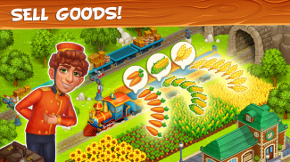 Farm Paradise: Fun farm trade game at lost island screenshot 5