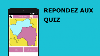 Carte Puzzle Quiz 2020 - Côte d'ivoire - Districts screenshot 0