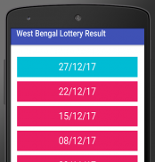 West Bengal Lottery Results screenshot 1