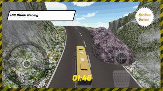 Snow Bus Hill Climb Racing screenshot 2