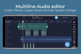 Editor de áudio - Música Mixer screenshot 1