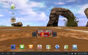 3D Car Racing Rocky Landscape screenshot 5