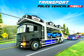 Police Cargo Truck Offroad 3D screenshot 4