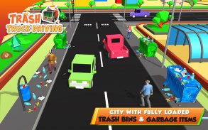 Urban Garbage Truck Driving - Waste Transporter screenshot 1