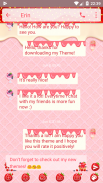 SMS Messages Strawberry Cream screenshot 2