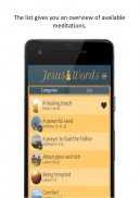 Jesus Words Meditation screenshot 3