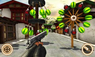 Wassermelone Schießen Spiel 3D screenshot 1