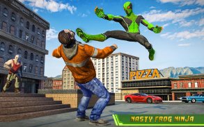 Frog Ninja Hero Gangster Vegas Superhero Games screenshot 6