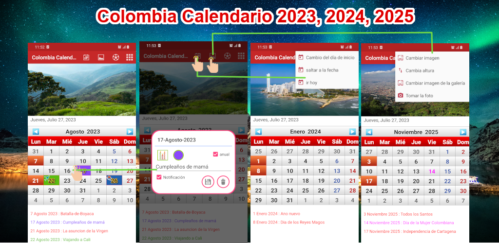 Colombia Calendario 2024 - APK Download for Android