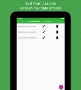 FormulaPro Custom Formula Calc screenshot 5