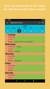 Meal Manager - Plan Weekly Meals screenshot 0