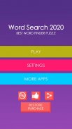Word search 2020 - word search game screenshot 1