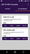 Csv To Pdf Converter screenshot 0