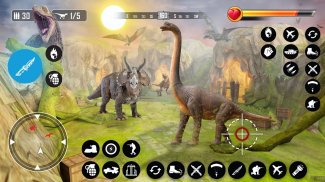 Real Dinosaur Shooting Game 3D screenshot 1