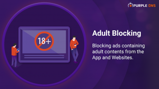 Purple DNS | Fast Ads Blocker screenshot 1