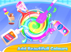 Fluffy Slime Maker DIY Rainbow Fun screenshot 2