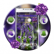 Lavender Launcher Theme screenshot 5