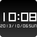 Boxy clock widget -Me Clock Icon