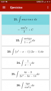 Tabla de Integrales screenshot 0