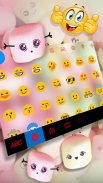 صفحه کلید Marshmallow Candy screenshot 2