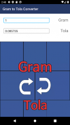 Gram to Tola Converter screenshot 2