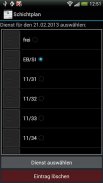 Schichtplan (Dienstplan) screenshot 4
