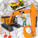 Demolition Excavator 3D Icon