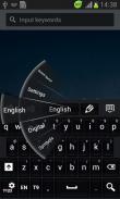 Simple Keyboard Black screenshot 2