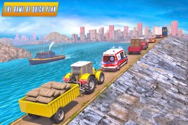 Drive Tractor trolley Offroad Cargo- Free Games screenshot 6