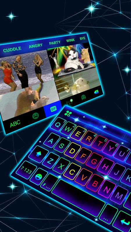 led keyboard theme