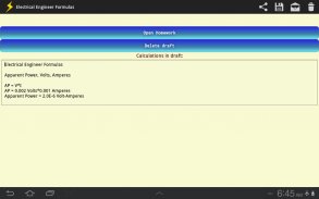 Electrical Engineer Formulas screenshot 2