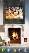 Photo Frame Live Wallpaper with Fireplace screenshot 2