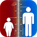 Height Increase and Exercise to lose weight Icon