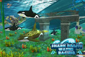 Requin Beasts Course de l'eau screenshot 2