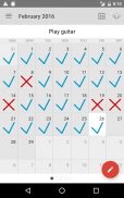 Goal Tracker Habit Calendar screenshot 1