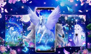 Beautiful Unicorn Live Wallpaper screenshot 3
