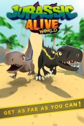 Jurassic Alive: World T-Rex Dinosaur Game screenshot 0