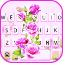 Pink Flowers Keyboard Theme Icon