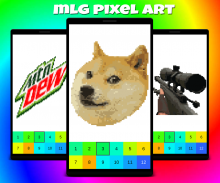 MLG Memes Color By Number MLG Pixel Art screenshot 4