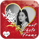 Lovely Heart Photo Frame Editor