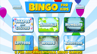 Bingo for Kids screenshot 0