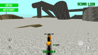 موتوكروس الدراجات النارية محاك screenshot 16