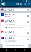 XE Currency - Transferencias de dinero y conversor screenshot 5