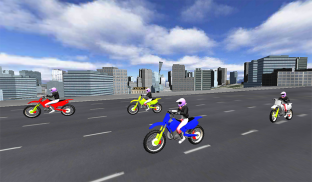 cidade de corrida de moto 3D screenshot 12