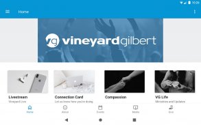 The Vineyard Gilbert App screenshot 0