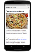 Recetas de Pizzas Caseras screenshot 5