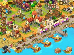 Town Village: Ternak, Bangun, Dagang, Farm, Build screenshot 8