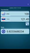 UYU Peso x Thai Baht screenshot 2