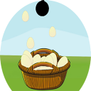 Birds Eggs Catcher Icon