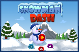 Snowman Dash: Epic Jump & Run screenshot 3